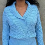 Bebe  Light Blue Knit Sweater Photo 0