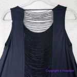 Allegra K New! Gothic Skull Backless T-Shirt black, Hollow Tassel, size S Photo 9