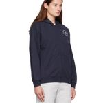 Sporty & Rich Navy SRHWC Zip Hoodie XS Navy Heavyweight Cotton Blue Photo 3