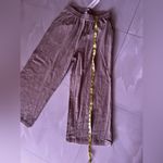 ECUPPER Cotton Wide Leg Pants Beige Women size L retro campana lightweight Tan Size L Photo 12