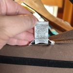 Chico's Chico’s Cap Sleeve V Neck Chocolate Brown Tee Shirt Size Medium (1) Photo 3