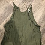 Mudd NWT Womens Small Tank Top Olive Green Dress Midi Knee Length Photo 2