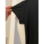 Bryn Walker  Rib Knit Tencel Cotton Black Shift Maxi Dress Large Designer Luxury Photo 4