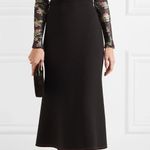 Aquazzura Fellini women’s leather-trimmed black suede pointed-toe pumps IT 37 Photo 1