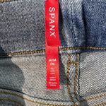 Spanx Women's High Rise Kick Flare Jeans Medium Tall Blue Stretch Pull-On Denim Photo 5