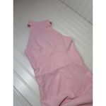 Lulus NWT  Majestic Perfection Light Pink Ruffled Halter Maxi Dress Bride Size L Photo 3