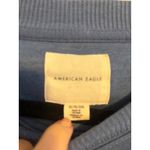 American Eagle Skeleton Floral Graphic Sweatshirt Blue XL Photo 6