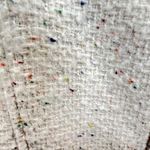 House of Harlow 1960 Sleeveless Tweed Mini Dress Cream Size L Fringe Hem Party Size L Photo 7