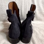 Gentle Souls  Navy Suede Combat Boots Photo 5