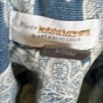 Pilcro and the Letterpress  sigourney corduroy button down blue patterned large shirt Photo 6