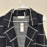 Anthropologie  Quinn Windowpane Longline Duster Vest -NEW- One Size Photo 9