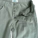 Free People EUC  Maggie Distressed Jeans Moss Green Size 25 Photo 5