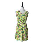 Lands' End Lands’ End Swim Dress Wrap Top Skirt Yellow Tropical Floral Women’s Size 12 Photo 14