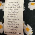 Motel Rocks Motel Daisy Print Mini Dress Smocked Puff Sleeve Square Neck Black Sz M Cottage Photo 8