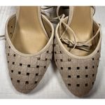 Lauren Ralph Lauren Verna Ankle Wrap D'Orsay Pumps Beige Calf Hair Leather Sz10B Tan Size 10 Photo 9