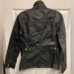 J.Crew 100% Cotton Black W/ Gold W/ Zipper & Botton Combo Close Size Small Photo 6