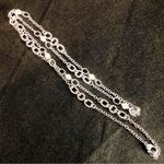 Judith Ripka  Sterling Silver Rope and Pearl Station Long Chain Necklace Photo 8