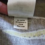 Patagonia Garden Island Hemp Wide Leg Pants Womens M Linen Leaf Print Tie Waist Photo 10