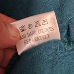 Bluetime Teal Crochet Detail Long Sleeve Cold Shoulder Knit Top Size Medium Photo 7