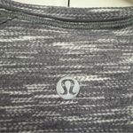 Lululemon Another Mile Short Sleeve gray white training lightweight stretch crew Photo 2