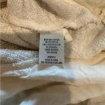 Cloth & Portrait Asymmetrical Cream Lace Accent Sweater Women's Small Boho Chic White Photo 6