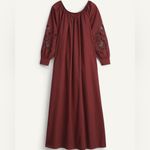 ZARA  NWT ZW COLLECTION long sleeve off shoulder maxi tie belted dress Photo 2