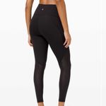 Lululemon  Wunder Under Chiffon Mesh High Waist Leggings Blue Size 4 Photo 4