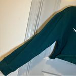 Cotton On Teal Green Cropped Yosemite Long Sleeve Hoodie L Photo 3