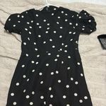 AQUA  Bloomingdale’s polka dot dress size medium Photo 4