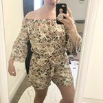 As You Wish Floral Off The Shoulder Romper Photo 0