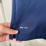 Nike NWOT‎  women’s dri-fit navy blue Phillies embroidered chest polo shirt top M Photo 1