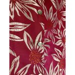 Chico's Chico’s Bold Tropical Floral Silk Blend Button Up Size 1 Bright Hot Pink Chic Photo 2