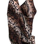 Swimsuits For All‎ Women's Size 14 Leopard Print Swim dress Size 14 Side Tie Photo 0