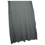 J.Jill  Shirt Dress Womens M Tall Henley V Neck Burnout Sleeveless Beachy Green Photo 8