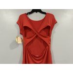Apple Bottoms Apple Bottom Red Short Sleeve Open Back Deadstock Y2K Dress XL NEW Photo 4