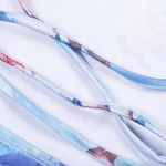 Angel Tie Dye Detail Tie Back Mini Bodycon Dress S Photo 10