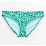 Aerie NWT AE Bikini Bottom Tropical Teal Floral Swimsuit Bottom Women’s Sz XL Photo 1
