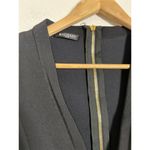 Balmain Black Paisley Lace Long Sleeve Corset Mini Dress Size 6 Photo 7