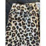 Frame women's Denim Ali Ultra High Rise Cigarette Skinny Leopard Jeans Size 28 Photo 4