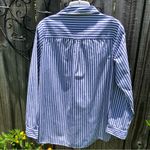 Heritage 1981 Medium Blue & White Striped Button Up Photo 6