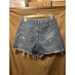 We The Free  Button Fly Denim Distressed Shorts Womans Size 28 Photo 3