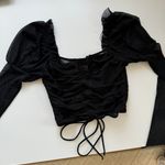 Princess Polly Black Nola Rain Top Photo 3