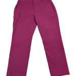 Gap  High-Rise Pants Womens Size 10 Mulberry Red/Purple Slim Ankle Stretch Cotton Photo 0