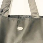 Coach Fragrance Tote Bag Black & Silver Shimmer Glitter Travel Open Top Photo 1