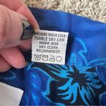 Ocean Current Hawaiian Shirt Size Large Beach Like Silk Summer Hawaii F6 Blue Photo 4