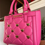 Juicy Couture  Colorful Love Mini Tote Satchel Crossbody Bag Pink NWT Photo 0