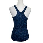 Lululemon Mystic Jungle Hawk Studio Racerback Tank Women’s XS Harbor Blue Photo 3