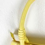 wilson's leather WILSON LEATHER Yellow Genuine Leather Double Straps Zip Closure Shoulder Bag Photo 8