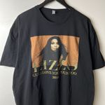Urban Outfitters 2019 Lizzo Rap Tee T Shirt Black 2XL XXL Artist Musician Graphic Cotton Solid Photo 13