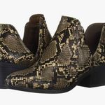 Fergalicious Size 8 Snake Print Ankle Boots Brand New Photo 0